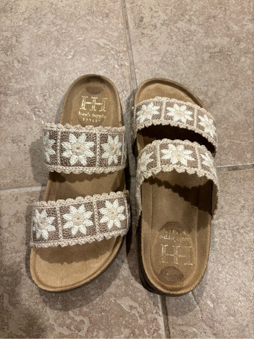 Crochet Slide Sandal - Picture 2 of 5